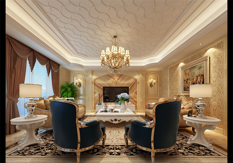 广州301平米以上欧式风格世纪豪园家装设计案例