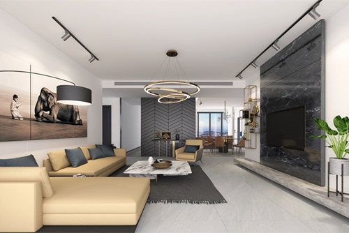 海口201-300平米现代简约风格东方·天澜汇雅居室内设计效果图