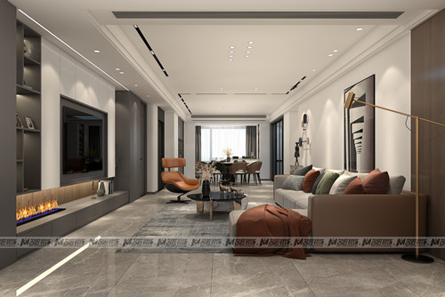 六安201-300平米轻奢风格太古臻城室内装修设计案例