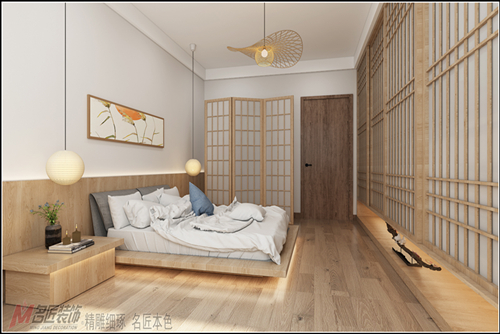 桂林市融创桂林旅游度假区日式风格三居室装修案例