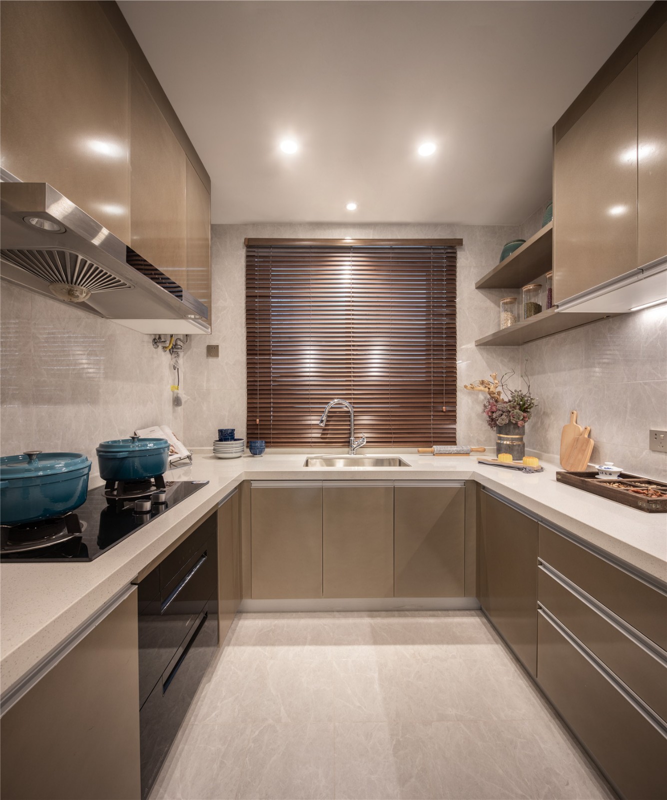 新中式风格别墅高端装修设计-厨房