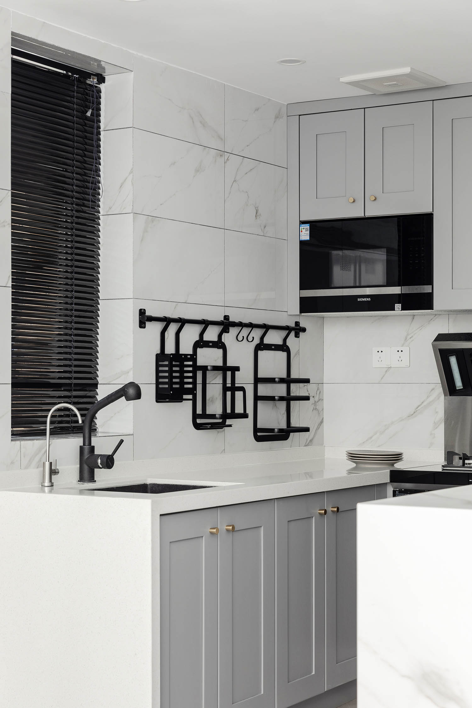 现代美式风格室内设计家装案例-厨房