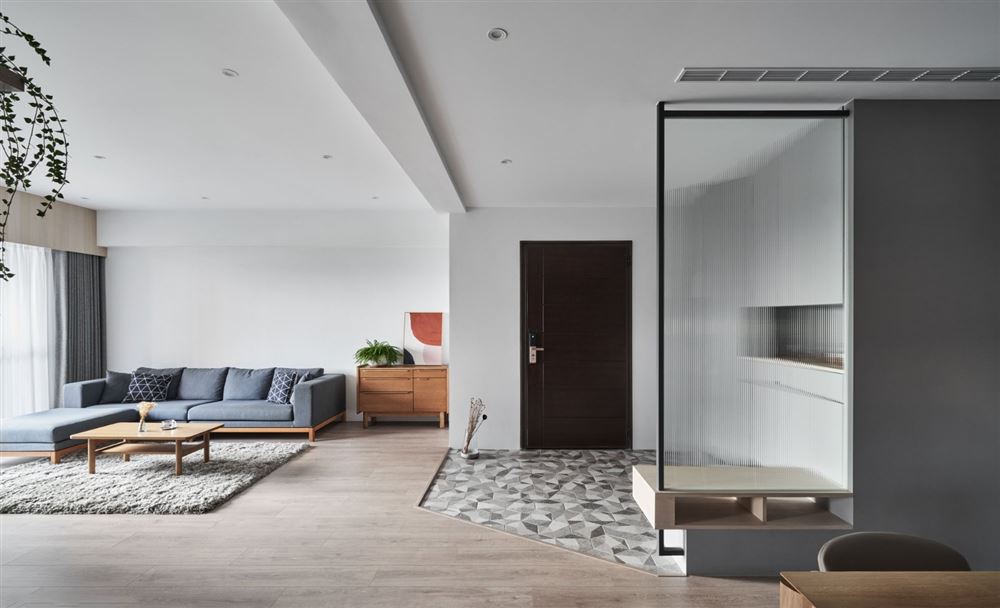 广州市奥园湾区智谷现代简约风格三居室装修案例