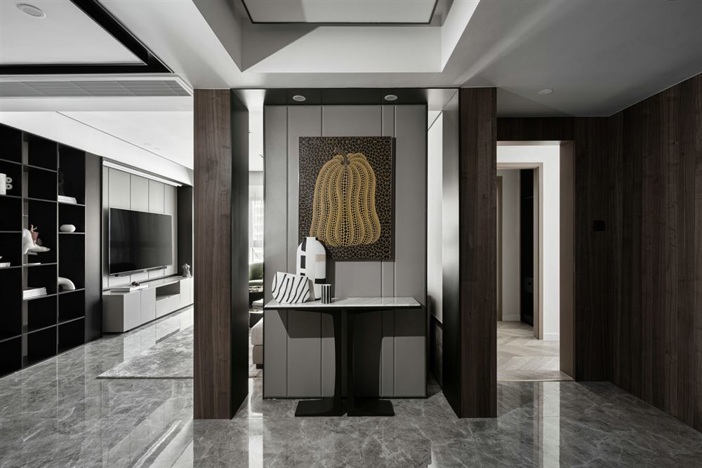 广州市创基天峰现代简约风格三居室装修案例