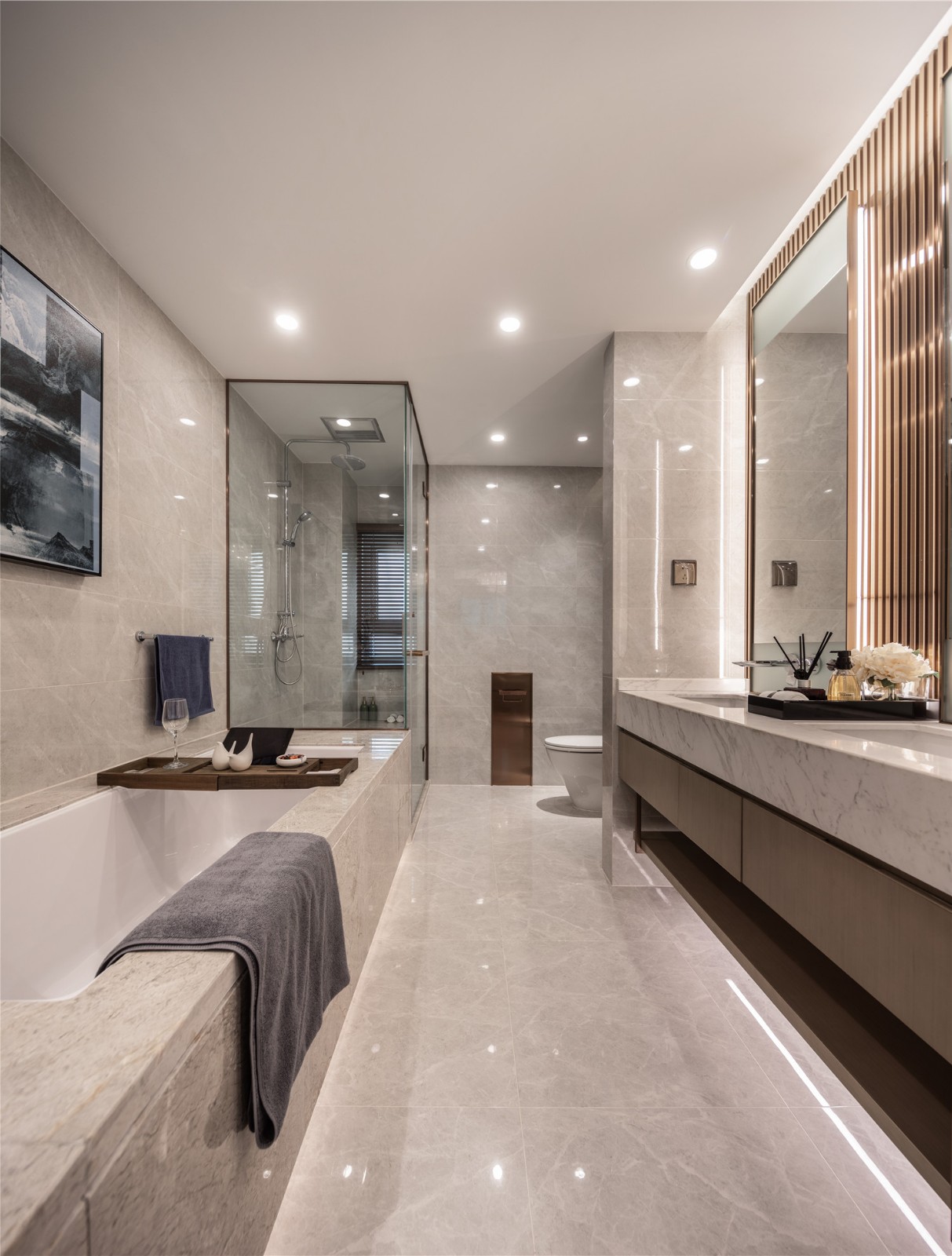 新中式风格别墅高端装修设计-卫生间