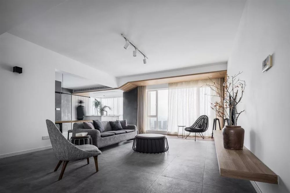 广州市创基天峰现代简约风格三居室装修案例