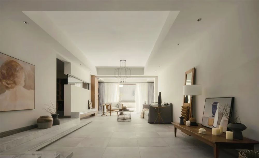 广州市奥园湾区智谷新中式风格三居室装修案例