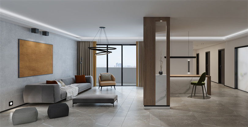 广州101-200平米现代简约风格翠湖山庄室内装修设计案例