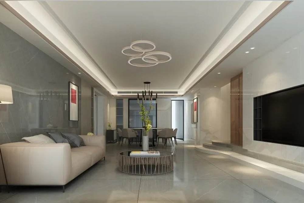 广州201-300平米现代简约风格珠江帝景室内装修设计案例