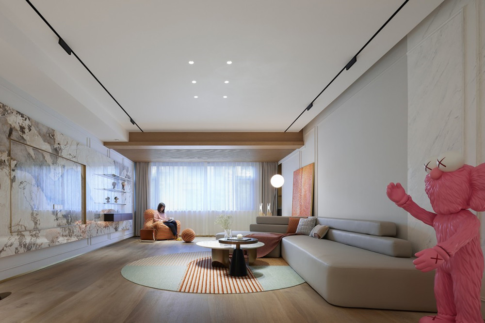 东莞市长安商业步行街住宅现代简约风格四居室装修案例