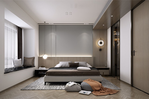 湛江市百合家园现代简约风格三居室装修案例