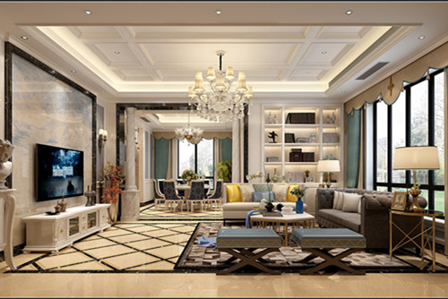 绍兴301平米以上新古典风格碧桂园室内装修设计案例