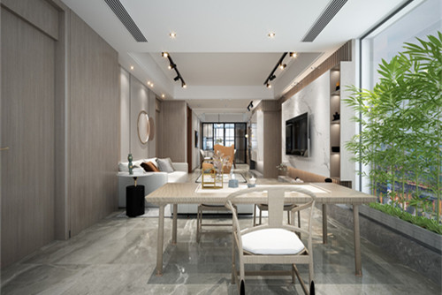绍兴市树鹅王公寓现代简约风格平层装修案例