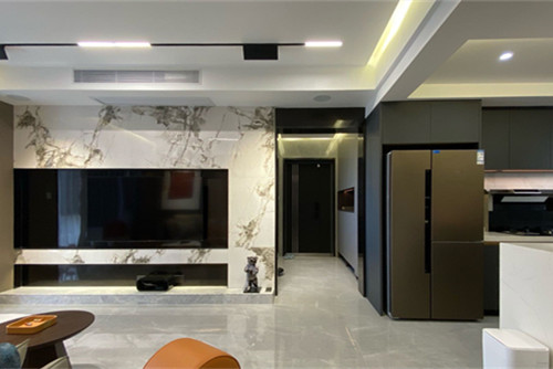 海口101-200平米新中式风格锦地翰城室内设计效果图