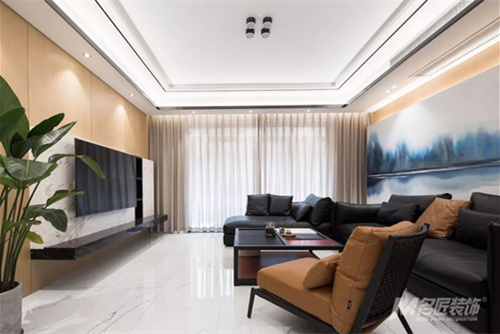 常州市京城豪苑现代简约风格三居室装修案例