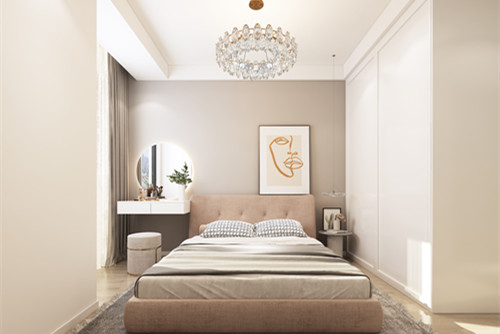 桂林市灵川碧桂园轻奢风格三居室装修案例