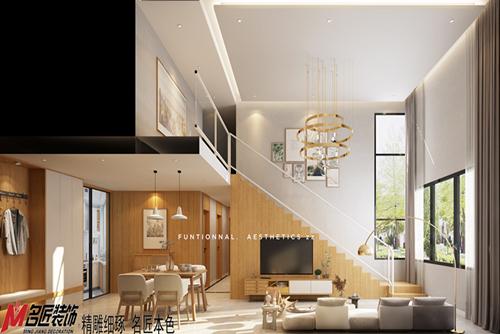 桂林市安新南区日式风格复式装修案例