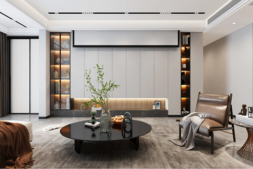 鹰潭市冠锦城牡丹苑现代风格三居室装修案例