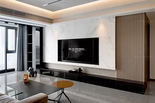 鹰潭市冠锦城牡丹苑现代简约风格三居室装修案例