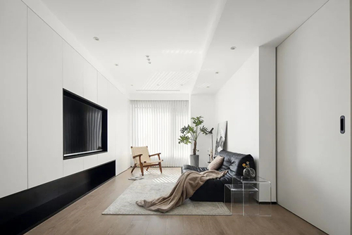 广州市奥园湾区智谷现代简约风格三居室装修案例